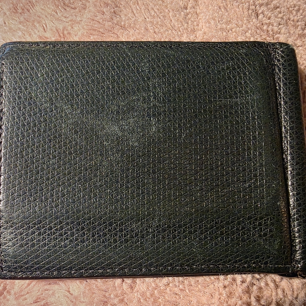 Gucci Dark Green Leather Cardholder/Money Clip - Picture 2 of 6